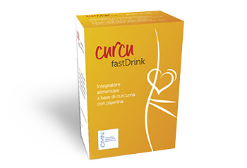 Curcu fast Drink, integratore alimentare a base di curcuma con piperina