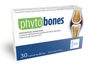 Phyto Bones, integratore ricco di vitamina K2 e vitamina D3.
